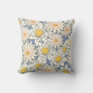 Coussin Lys de lotus motifs à fleurs