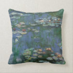 Coussin Lys d'eau Monet vintages<br><div class="desc">Monet Water Lilies</div>
