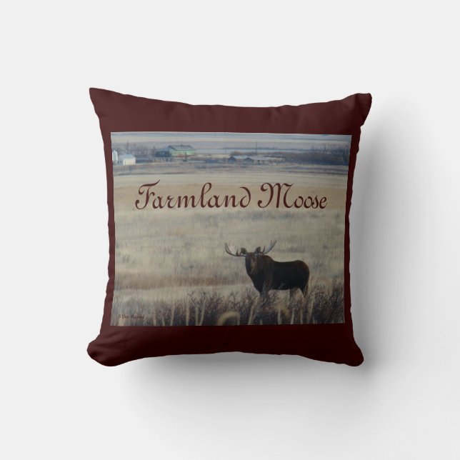 Coussin M3 Bull Moose sur les fermes (Recto)