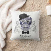 Coussin M. Bones Fun Ornate Sugar Crâne Design (Couverture)