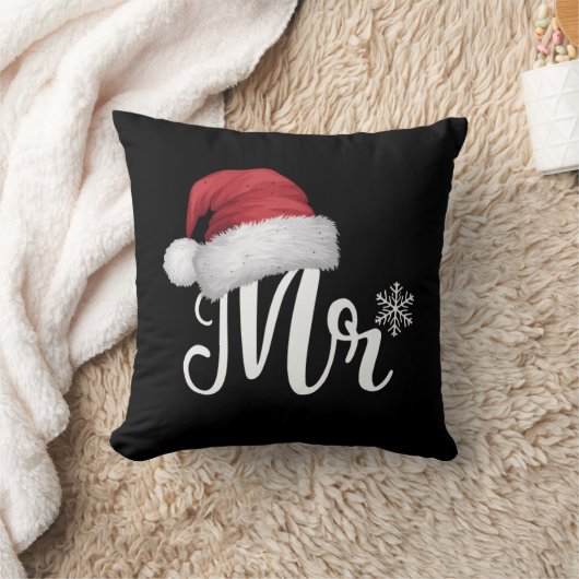 Coussin M. Claus Ensembles de Pyjamas de Noël Correspondan (Couverture)