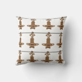 Coussin M est pour bébé garçon Michael  (Verso)