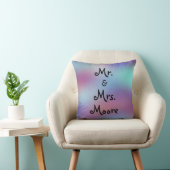Coussin M. et Mme Beautiful Personalized Wedding (Chaise)