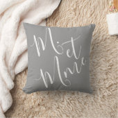 Coussin M. et Mme Calligraphy Gray (Couverture)