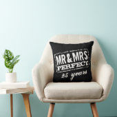 Coussin M. et Mme faits sur commande carreau (Chaise)