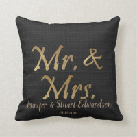 M. et Mme Gold script le mariage noir de toile de