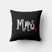 Coussin M. et Mme mariage jettent l'oreiller pour les jeun (Verso)