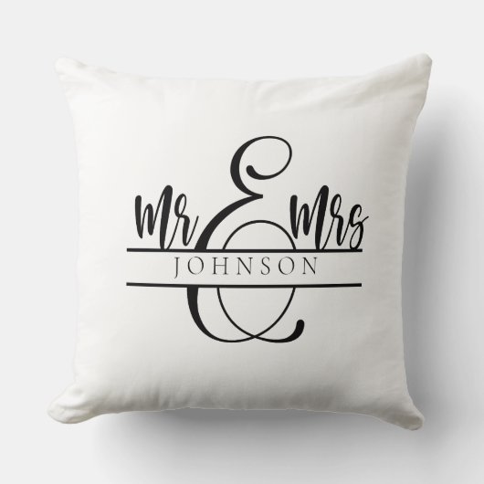 Coussin M. et Mme Newlyhed Couple Gifts (Recto)