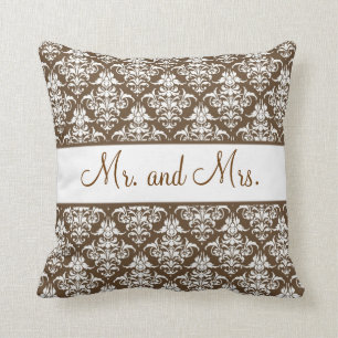 Coussin M. et Mme Newlywed Pillow - brun
