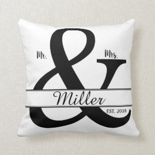 Coussin M. et Mme Personalized