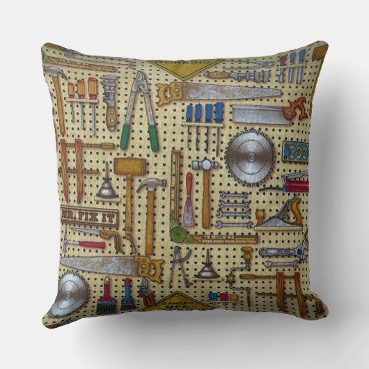 Coussin M. Fix It Outils de bricolage (Verso)