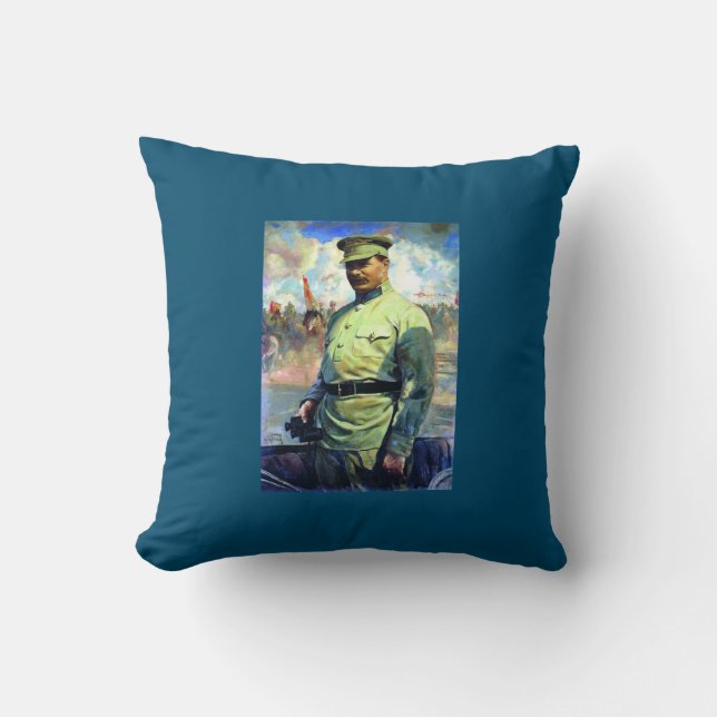 Coussin M. Frunze - Officier de l'Armée soviétique, Fondat (Recto)