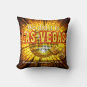 Coussin M. Las Vegas & Mme Mariage Keepsaké (Recto)