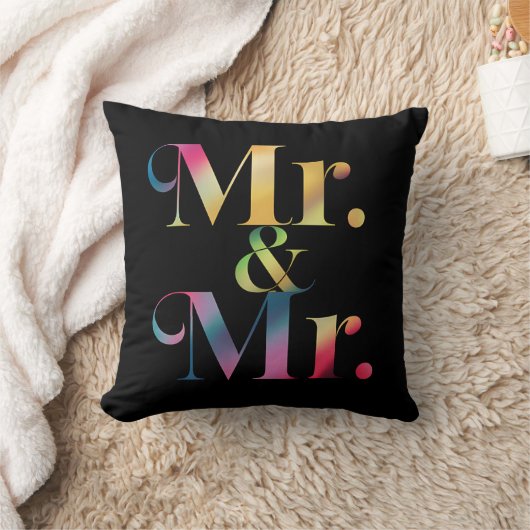 Coussin M. & M. Gay Enterrement de Vie de Garçon Mariage G (Couverture)