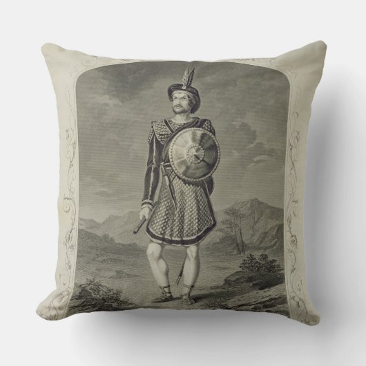 Coussin M. Macready comme Macbeth, scène 3 de la Loi I, (Recto)