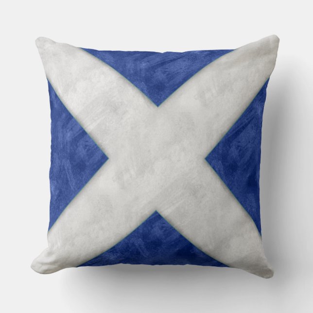 Coussin M Mike Aquarelle #Signal Nautique Pavillon Maritim (Recto)