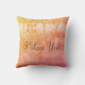 Coussin M. & Mme Parties scintillant Mariage Keepsaké Eleg (Verso)