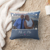 Coussin M. & Mme Photo Keepsaké Mariage (Couverture)