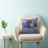 Coussin M. & Mme Photo Keepsaké Mariage (Chaise)