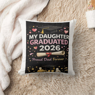 Coussin Ma Fille Diplômée 2026