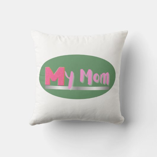 Coussin 'Ma mère' (Verso)