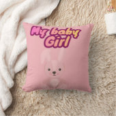 Coussin Ma petite fille Lapin Mignon (Couverture)