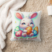 Coussin Ma première Pâques pour les filles | (Couverture)