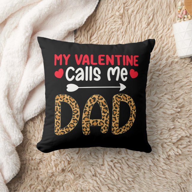 Coussin Ma Saint Valentin M'Appelle Papa Leopard Buffalo P (Couverture)