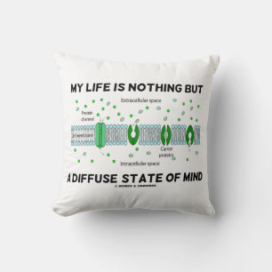 Coussin Ma Vie N'Est Qu'Un État D'Esprit Diffusé