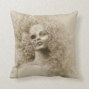 Coussin macabre d'art d'imaginaire d'oublie