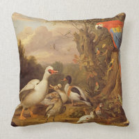 Macaw, Canards, perroquets et autres oiseaux sur u