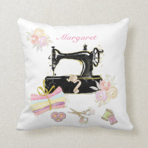 Coussin Machine à coudre vintage