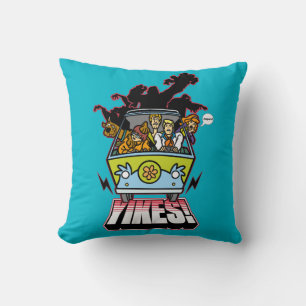 Coussin Machine "Yikes de mystère !" Graphique