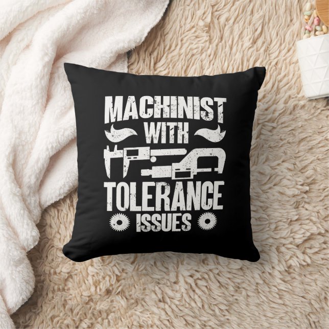 Coussin Machiniste Avec Tolérance Problème Machine Opérate (Couverture)