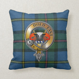 Coussin MacLeod Tartan & Badge