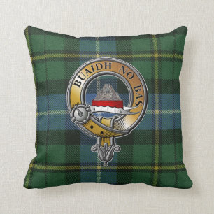 Coussin MacNeil-Barra Tartan & Badge