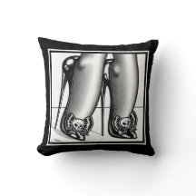 Madam Mars™/Ultra-High Heels Throw Pillow