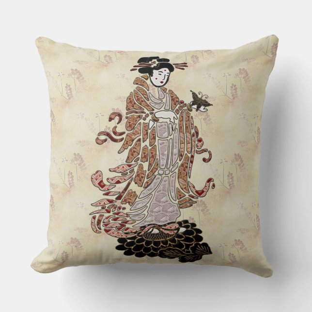 Coussin Madame Butterfly (Recto)