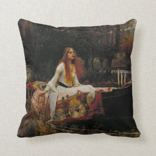 Coussin Madame de la peinture de Pre-Raphaelite d'échalot