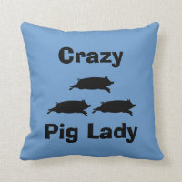 Madame folle Pillow de porc