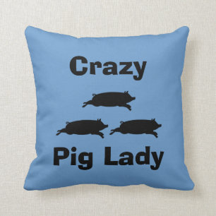 Coussin Madame folle Pillow de porc
