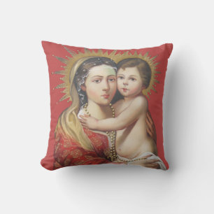Coussin Madone et Enfant