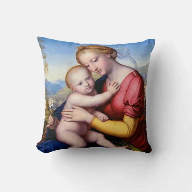 Coussin Madone et Enfant (Recto)