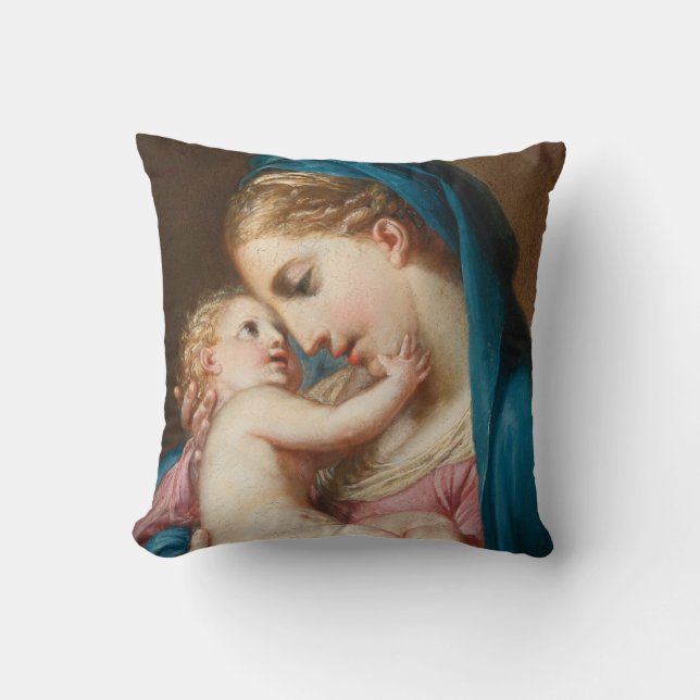 Coussin Madone et Enfant (Recto)