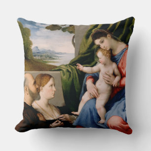 Coussin Madonna and Child with the Infant Saint John