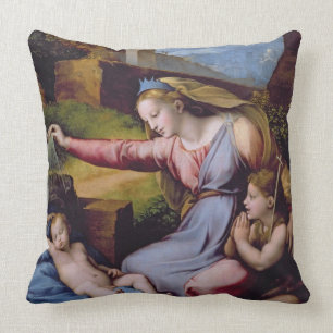 Coussin Madonna du diadème bleu ou Madonna de t