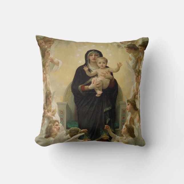 Coussin Madonna et enfant (Recto)