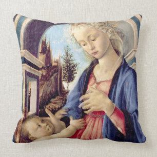 Coussin Madonna et enfant (panneau) 2