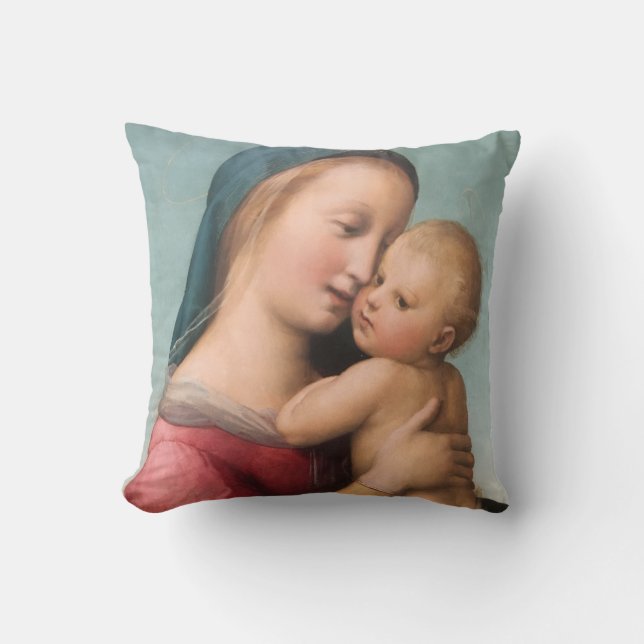 Coussin Madonna et l'enfant (Recto)