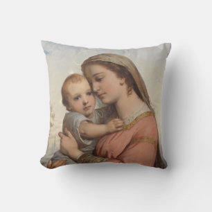 Coussin Madonna et l'enfant